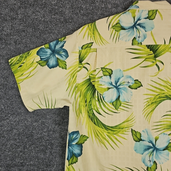 Tommy Bahama Hawaiian Shirt Men's XL 100% Silk Button Up Short Sleeve - Picture 8 of 10